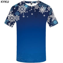 Load image into Gallery viewer, KYKU Christmas Tree Shirt Men Xmas T-shirt Party 3d Printed Tshirt Vintage Punk Rock T Shirt Harajuku Anime Apple Mens Clothing