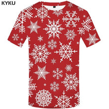 Load image into Gallery viewer, KYKU Christmas Tree Shirt Men Xmas T-shirt Party 3d Printed Tshirt Vintage Punk Rock T Shirt Harajuku Anime Apple Mens Clothing