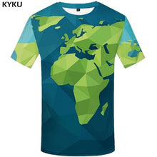 Load image into Gallery viewer, KYKU Christmas Tree Shirt Men Xmas T-shirt Party 3d Printed Tshirt Vintage Punk Rock T Shirt Harajuku Anime Apple Mens Clothing