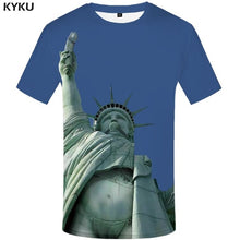 Load image into Gallery viewer, KYKU Skull T-shirt Men Gray Skeleton T Shirt Anime Clothes Cool 3d Printed Tshirt Casual Vintage Mens Clothing Summer Streetwear