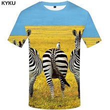 Load image into Gallery viewer, KYKU Skull T-shirt Men Gray Skeleton T Shirt Anime Clothes Cool 3d Printed Tshirt Casual Vintage Mens Clothing Summer Streetwear