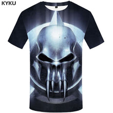 Load image into Gallery viewer, KYKU Skull T-shirt Men Gray Skeleton T Shirt Anime Clothes Cool 3d Printed Tshirt Casual Vintage Mens Clothing Summer Streetwear