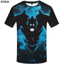 Load image into Gallery viewer, KYKU Skull T-shirt Men Gray Skeleton T Shirt Anime Clothes Cool 3d Printed Tshirt Casual Vintage Mens Clothing Summer Streetwear