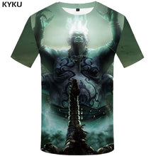 Load image into Gallery viewer, KYKU Skull T-shirt Men Gray Skeleton T Shirt Anime Clothes Cool 3d Printed Tshirt Casual Vintage Mens Clothing Summer Streetwear