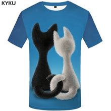 Load image into Gallery viewer, KYKU Skull T-shirt Men Gray Skeleton T Shirt Anime Clothes Cool 3d Printed Tshirt Casual Vintage Mens Clothing Summer Streetwear